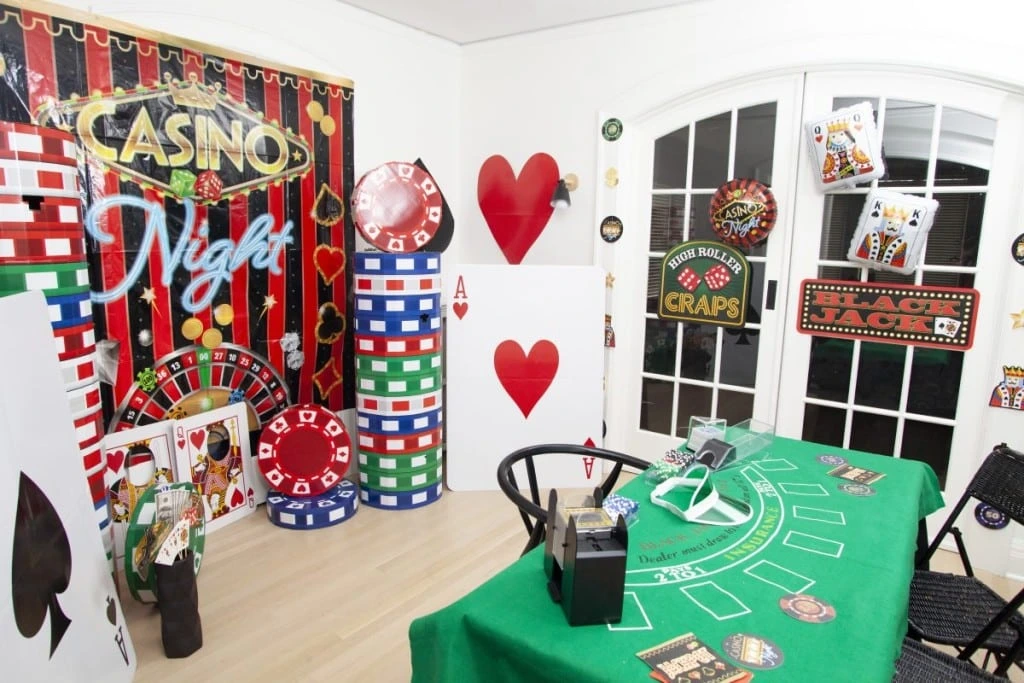 Fiesta temática de casino