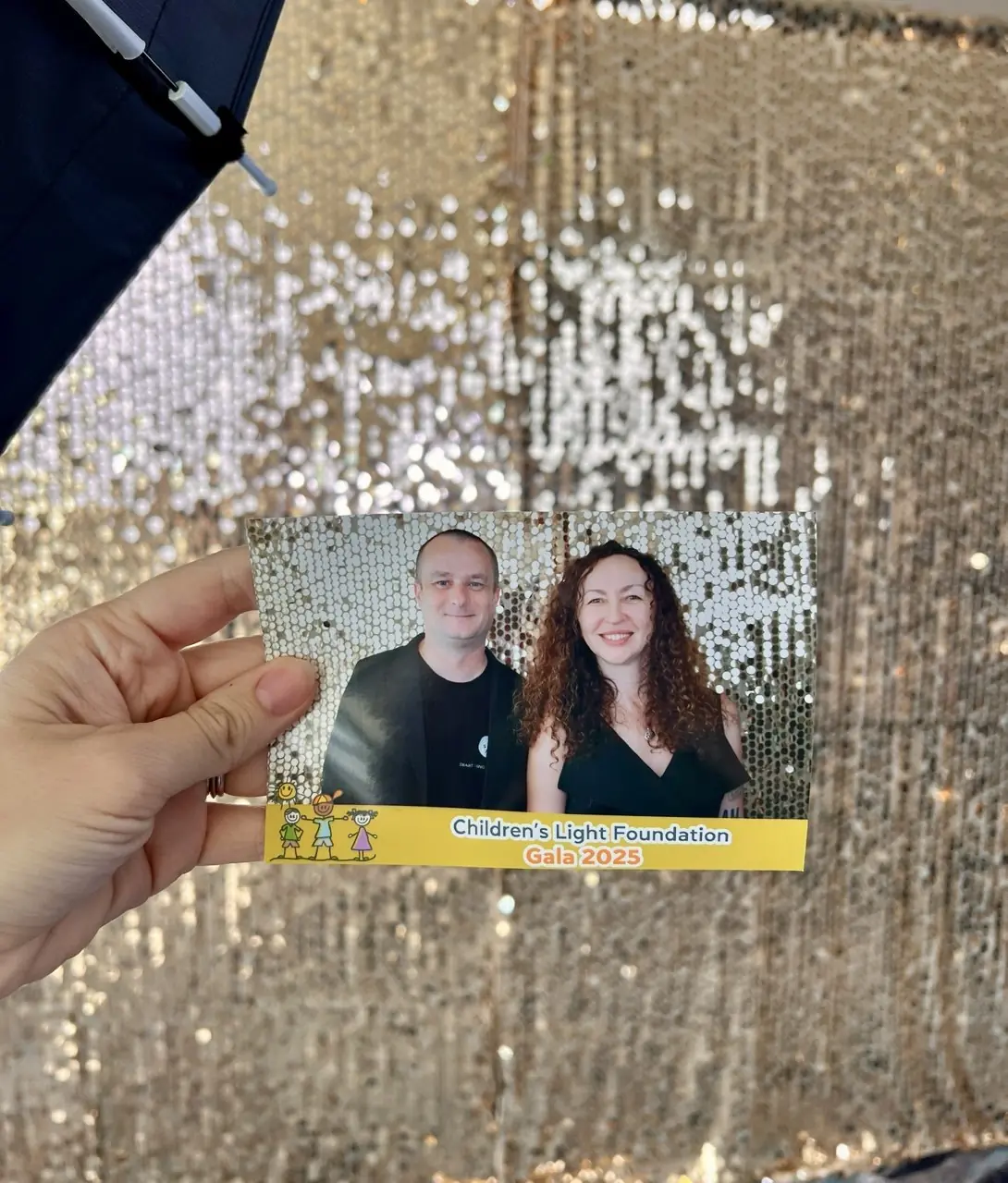 Gold Sequins Backdrop 