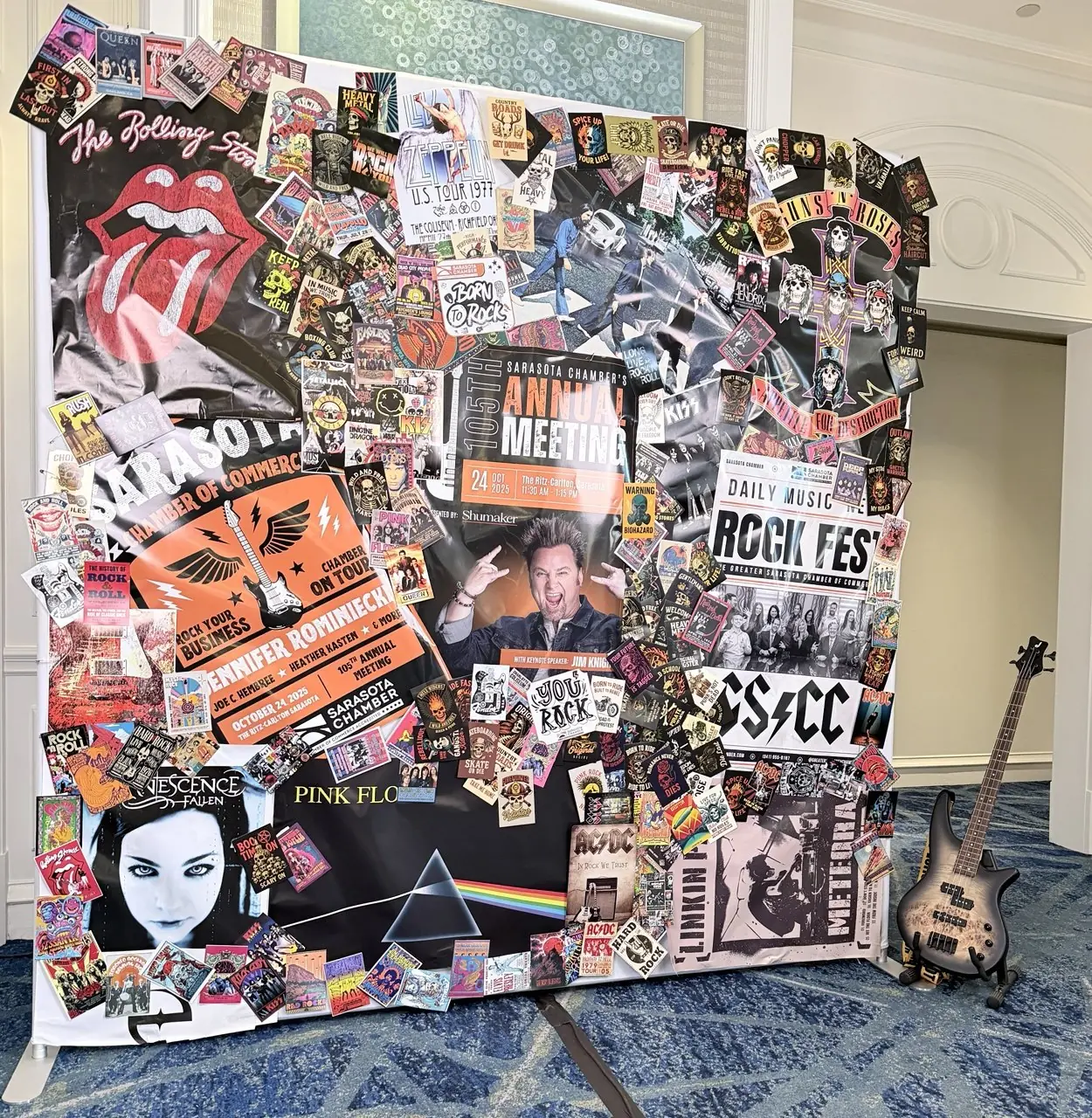 Rock’n’Roll Posters Backdrop